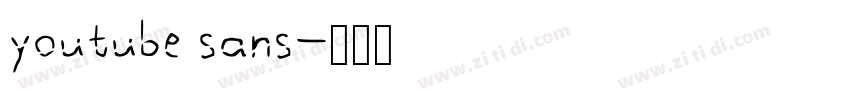 youtube sans字体转换